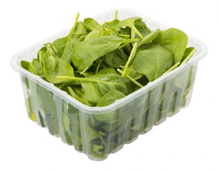 Шпинат в упаковке 125 гр